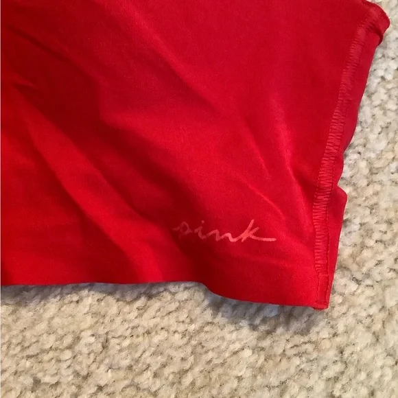 Victoria’s Secret Pink Wireless Lightly Lined Bra Bralette Red Small Sexy Comfy - Picture 7 of 11